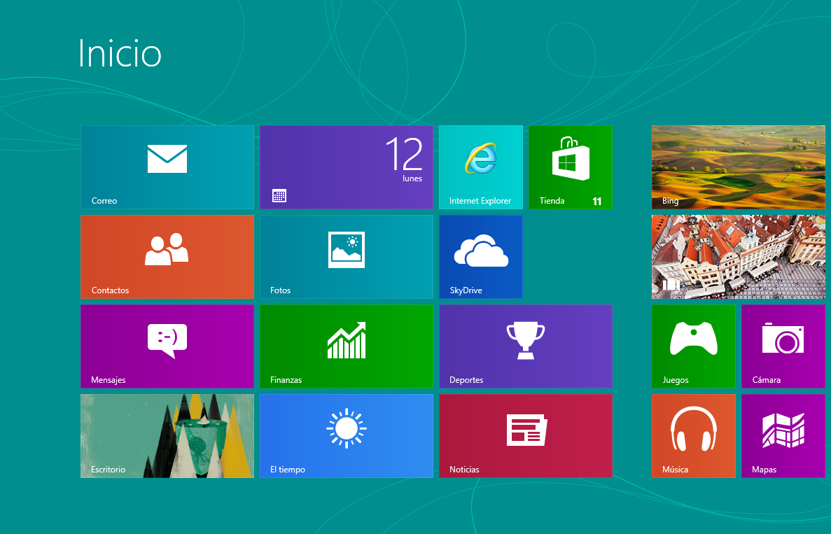 Inicio Windows 8